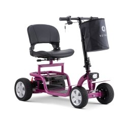 REYHEE Exo Rf02 Electric Mobility Scooter, 250W Motor, 7 Km/h Speed, 22.5 Km Range, Foldable, 136 Kg Capacity In Purple