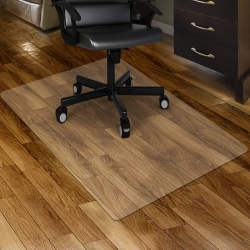 GENER Clear Chair Mat for Hard Floors - 36 X 48 Inch Transparent Floor Protector for Wood & Tile (Rectangle)