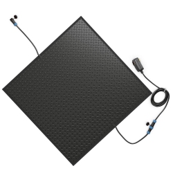 Costway 30" x 30" Heated Snow Melting Mat with 3 in/h Speed Non-Slip Rubber for Walkway Power Cord Included