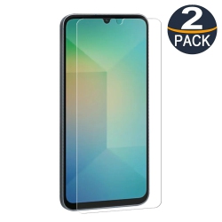 CSMART [2 Packs] Premium Tempered Glass Screen Protector for Samsung Galaxy A06 / A07, Case Friendly & Bubble Free