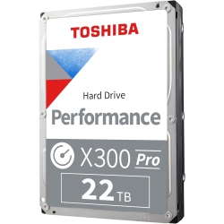 TOSHIBA X300 Pro 22Tb 3.5-Inch Internal Hard Drive – Up to 300 Tb/year Workload Rate Cmr SATA 6 GB/s 7200 Rpm 512 Mb Cache - HDwr62Cxzstb