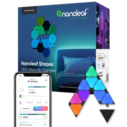 NANOLEAF Limited Edition Ultra Mini Triangles Expansion Pack (10 Panels) In Black