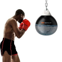 COSTWAY Goplus Water Punching Bag 21" 180 Pound Heavy Punching Bag With Adjustable Metal Chain