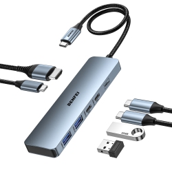 BENFEI USB C Hub 6-In-1 \w HDMI(4K60Hz), 100W Power Delivery, 10GBps 2 USB-A And 2 USB-C Compatible \w Iphone 15 Pro/max, Macbook, Ipad Pro, Imac