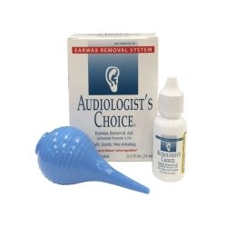 AUDIOLOGIST'S CHOICE Ear Wax Removal System- Drops + Syringe