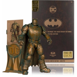 DC Multiverse The Dark Knight Returns 7 Inch Action Figure Exclusive - Armored Batman Patina Edition Label In Gold