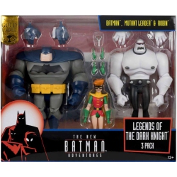 DC Multiverse Legends Of The Dark Knight 7 Inch Action Figure 3-Pack - (Batman - Mutant Leader - Robin) Label In Gold