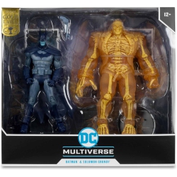 DC Multiverse Arkham City 7 Inch Action Figure 2-Pack Exclusive - Batman & Solomon Grundy Label In Gold