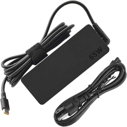 DOLAER 65W USB-C/type C Laptop Charger Adapter for Lenovo Chromebook Thinkpad X1 T480 T480S T580 T580S T490S E585 E580 E590 E595 C330 14E 300E 500E