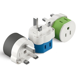 OREI Uk, Dubai Travel Adapter - 2 In 1 - Type G - Compact Design (Us-7)