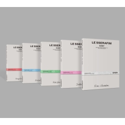 Le Sserafim - 3rd Mini Album 'EASY' (Compact Ver.) - (Booklet, Photo / Photo Card, Postcard) - [CD] in Multicolor