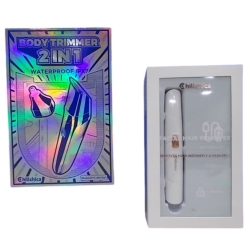 CHILLCHICA 2-In-1 Hair Trimmers - Facial And Eyebrow, Body And Nose Trimmers