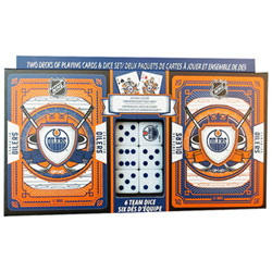 Edmonton Oilers - 2-Pack Playing Cards & Dice Set