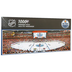 NHL: Panoramic Edmonton Oilers Puzzle - 1000 Pieces