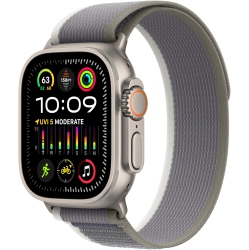 APPLE - Mrf43Ll/a Watch Ultra 2 [Gps + Cellular 49Mm] Smartwatch W/rugged Titanium Case & Green/grey Trail Loop M/l In Multicolor