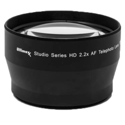 ULTIMAXX Professional 40.5MM 2.2X HD Af Telephoto Lens for Cameras Camcorders