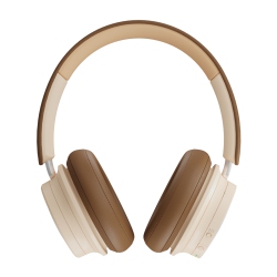 DALI Io-8 Premium Wireless Over-The-Ear Headphones With Active Noise Cancellation, Caramel In White