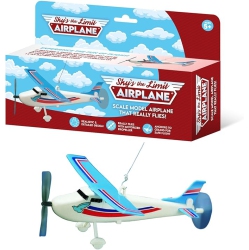 SKY'S THE LIMIT Motorized Airplane On A String – Realistic Scale Model \w Propeller, Safe Indoor Flight & Dynamic Motion | Perfect Decor & Gift