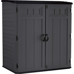 SUNCAST - Xl Vertical Shed 106 Cu. Ft. - Peppercorn