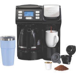 MR. SPARKLE Flexbrew Trio 2-Way Coffee Maker, Compatible \w K-Cup Pods Or Ground Coffee, Offers Both Single Serve And Full 12-Cup Pot Brewing Options