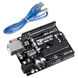 MR. SPARKLE Uno R3 Board Atmega328P With USB Cable (Arduino-Compatible) for Arduino By Elegoo