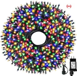 GENER 105Ft 300 Led Christmas String Lights - 8 Modes, Memory Function, Ul Listed, Connectable (Multi-Color)