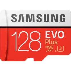 SAMSUNG - Evo Plus 128GB Microsdxc Uhs-I Memory Card