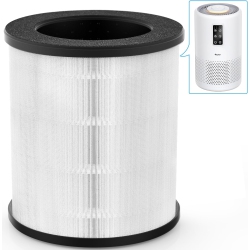 VEWIOR Air Purifier A2N Replacement Filter, H13 True Hepa Air Cleaner Filter, 1 Pack (Special for B-D02U Air Purifier)