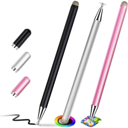 VECELOLIBILIS Stylus Pen for Touch Screen, Capacitive Pen for Ipad Iphone Android Samsung Phone Microsoft Tablet Disc Stylist Pencil Magnetic Stylus