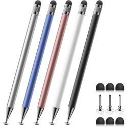 VECELOLIBILIS 5 PCs Stylus Pen for Touch Screen, High Precision And Sensitivity for Iphone/ipad/android Tablets, Compatible \w All Touch Screens, 5