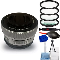 SONY E Pz 16-50MM F/3.5-5.6 Oss Ii Lens (Silver) (Open Box) - Bundle