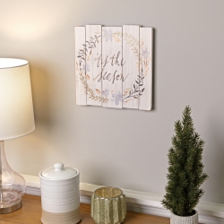 NORTHLIGHT Tis The Season Christmas Wall Decoration - 12