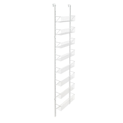 CLOSETMAID 97535 Adjustable Wall & Door 8-Tier Basket Organizer, 18", White