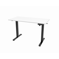 UPLITE Singlel Motor Electric Stand Up Desk, 48"x24", Height Adjustable Ergonomic Sit Standing Table, Motorized Heavy Duty Workstation