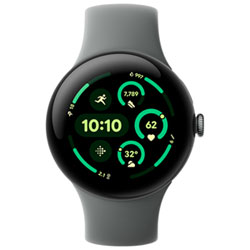 Koodo Google Pixel Watch 3 45mm LTE Matte Hazel Aluminum Case with Hazel Active Band - Monthly Tab Payment