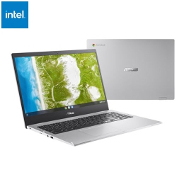 ASUS Refurbished (Fair) - Cx1 15.6" Chromebook - Transparent (Intel Celeron N4500/8GB Ram/128GB Emmc/chromeos) In Silver