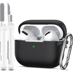 R-FUN Airpods Pro 2Nd/1St Gen (2023/2022/2019) Case Cover \w Kit And 4 Pairs Replacement Ear Tips(Xs/s/m/l), Rechargeable Battery Batteries Ni-Mh Aaa