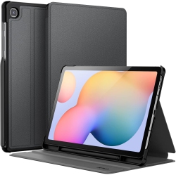 JETECH Case for Samsung Galaxy Tab S6 Lite 10.4-Inch 2024/2022/2020 \w S Pen Holder, Slim Folio Stand Protective Rechargeable Battery Batteries