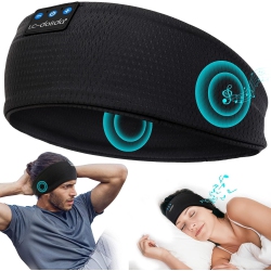 LC-DOLIDA Sleep Headphones Head, Bluetooth Sports Head, Ultra-Thin HD Stereo Speakers Over-Ear Earphones Rechargeable Battery Batteries Replacement