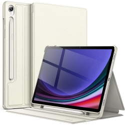 JETECH Case for Samsung Galaxy Tab S9 11-Inch \w S Pen Holder, Slim Folio Stand Protective Tablet Cover, Multi-Angle Rechargeable Battery Batteries