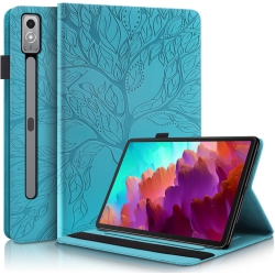 AIMIGEL Case for Lenovo Tab P12 12.7 Inch 2023 Cover (Model:tb370Fu) Case Multi-Angle Viewing Stand \w Hand Strap Tab Rechargeable Battery Batteries