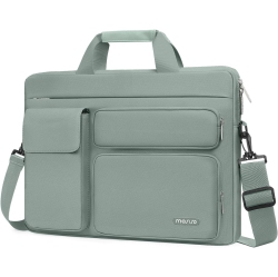 MOSISO Laptop Shoulder Bag Compatible \w Macbook Air 15 Inch M3 M2 2024 2023/pro 16 M3 M2 M1 2024-2019, 15-15.6 Inch Rechargeable Battery Batteries