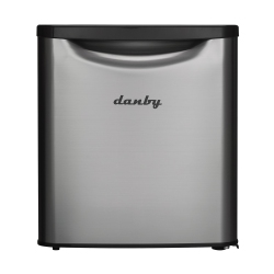 DANBY Dar017A3Bsldb 1.7 Cu. Ft. Compact Fridge In Stainless Steel