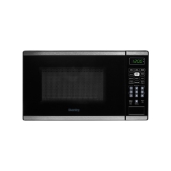 DANBY Dbmw0722Bbs 0.7 Cu. Ft. Countertop Microwave In And Stainless Steel In Black