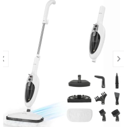 PRISMI 10-In-1 Steam Mop Detachable Steam Cleaner With 3 Microfiber Mop Pads – Multi-Functional Floor Steamer