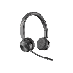 HP - Poly Savi 7220 On-Ear Noise Cancelling Truly Wireless Headset - (7W6D5Aa#aba) In Black