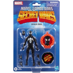 MARVEL Legends Retro 6 Inch Action Figure Secret Wars Wave 1 - Suit Spider-Man In Black