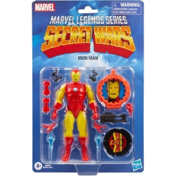 MARVEL Legends Retro 6 Inch Action Figure Secret Wars Wave 1 - Classic Iron Man