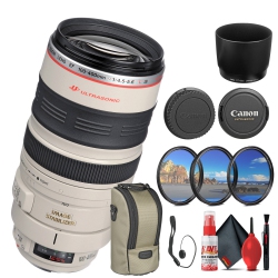CANON Ef 100-400MM F/4.5-5.6L Is Usm Lens (2577A002) + Filter Kit - Bundle