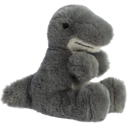 AURORA Adorable Mini Flopsie T-Rex Stuffed Animal - 8 Inches In Gray